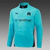 2025/2026 Olympique de Marseille Half-Pull Training Suit Lake Blue Football Jersey Set