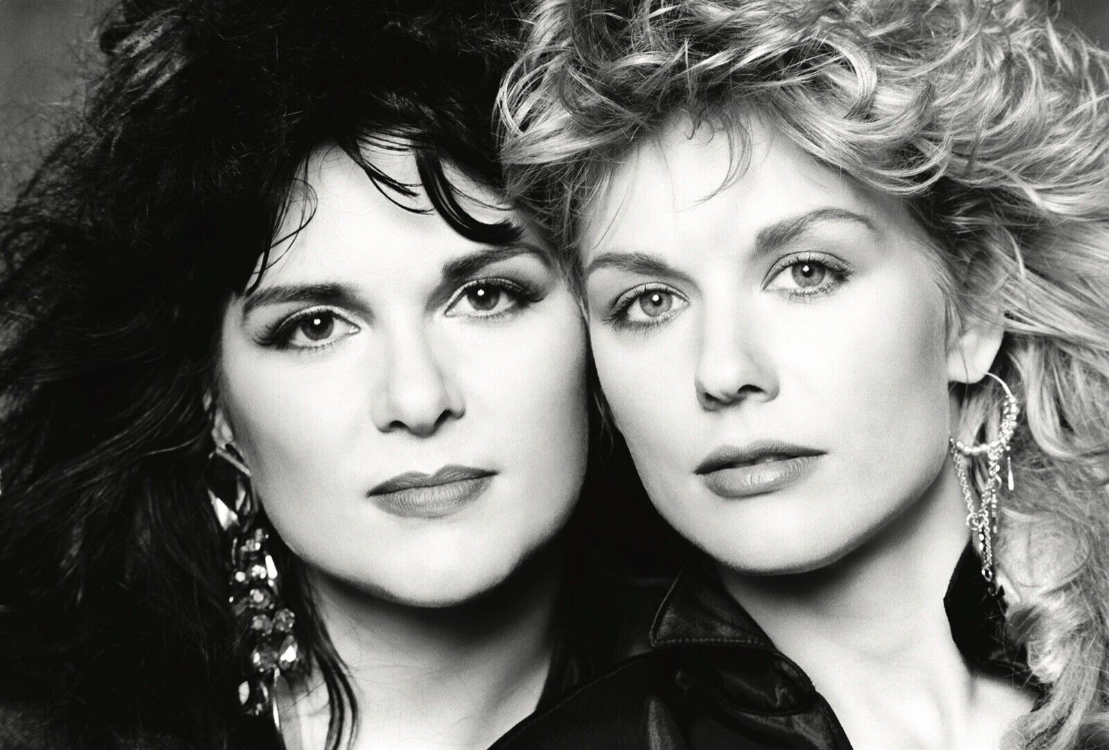 ANN & NANCY WILSON Photo Poster painting HEART 16x20” Photo Poster painting!