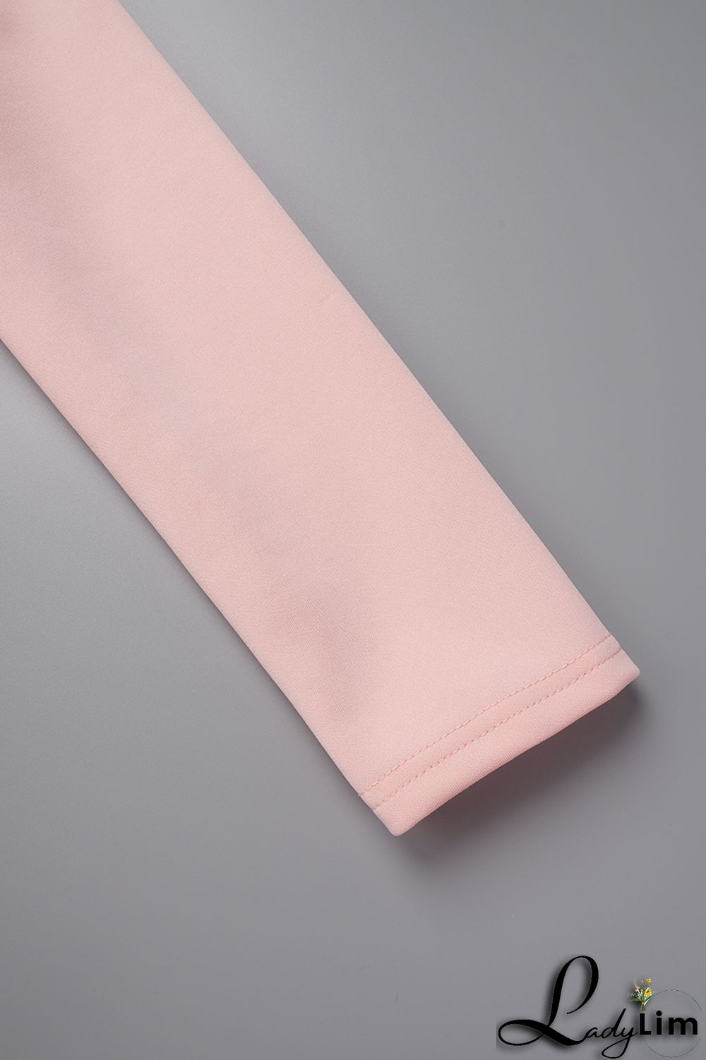 Pink Casual Elegant Solid Patchwork O Neck A Line Dresses