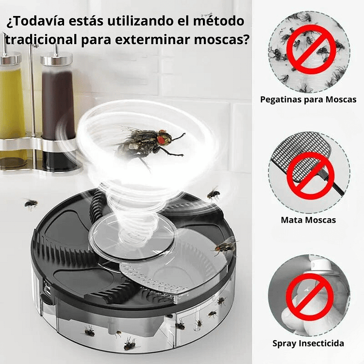Home automatic fly trap: A fly killer for the home, cleans out the restaurant! 🪰🔥