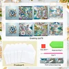 uk.everydayedeals 6Pcs DIY Diamond Painting Greeting Card - Owl Family