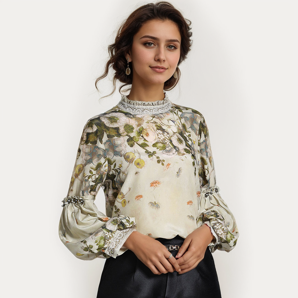 Silk Blouses For Women Long Sleeves Stylish REAL SILK LIFE