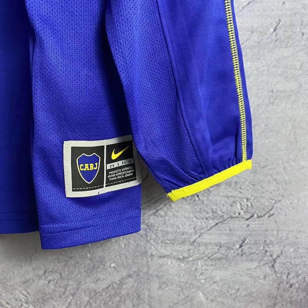 Retro Boca Juniors 03/04 Home Long Sleeve Football Jersey Thai Quality