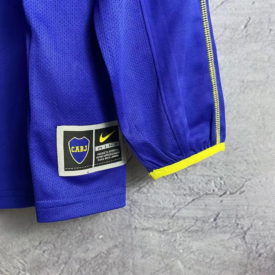 Retro Boca Juniors 03/04 Home Long Sleeve Football Jersey Thai Quality