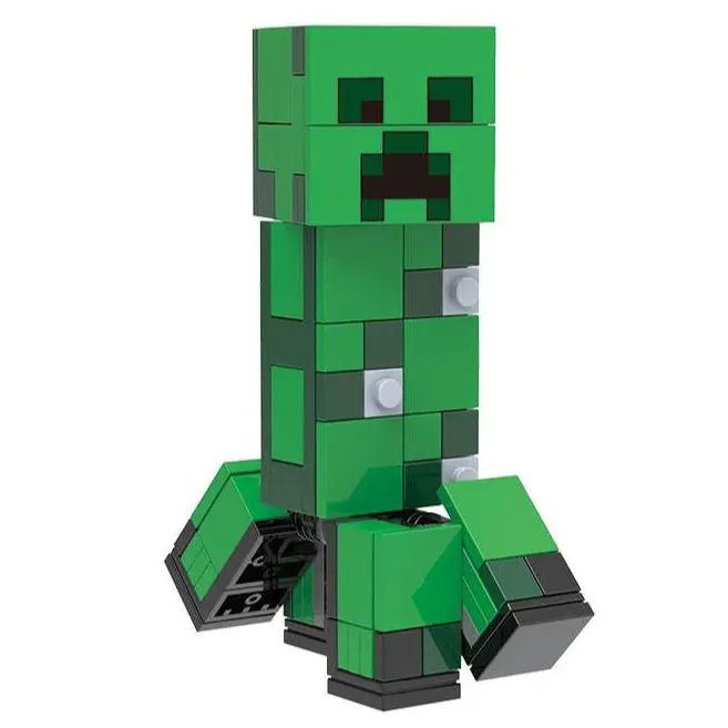 Creeper Custom Minecraft Minifigure Minifigure Bricks monstertoys