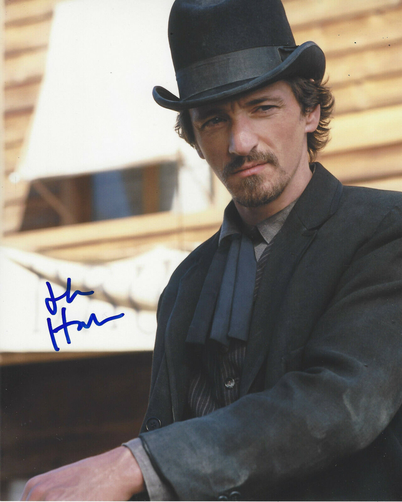 JOHN HAWKES SIGNED AUTHENTIC 'DEADWOOD' SOL STAR 8x10 Photo Poster painting D w/COA ACTOR