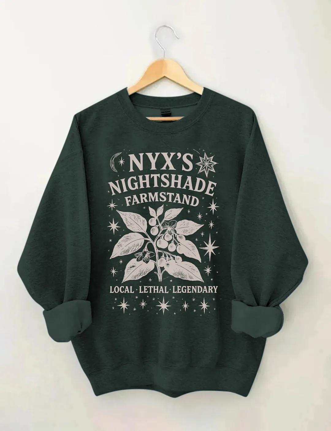 Nyx's Nightshade Farmstand Local Lethal Legendary Sweatshirt
