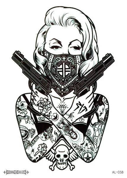 38 Kinds Adult Chest Back Tattoo Rose Flowers Mandala Totem Waterproof Temporary Body Art Sticker Disposable tatouage temporaire