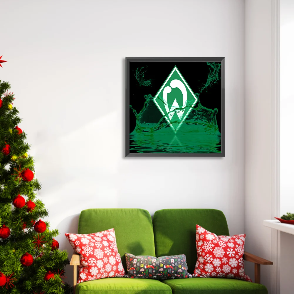 Diamond Painting - Full Round Drill - SV Werder Bremen(Canvas|40*40cm)