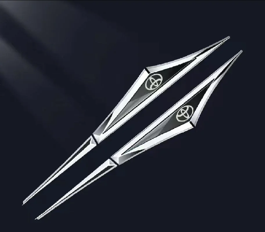 Car fender modification car logo metal sticker