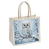 DIY Linen Diamond Art Handbag Craft Kit for Adults Beginners Shopping Gift