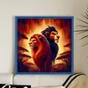 【Limited Stock Sale】Two Lions-18CT Stamped Cross Stitch 50*50cm/19.69*19.69in tapestrymarket