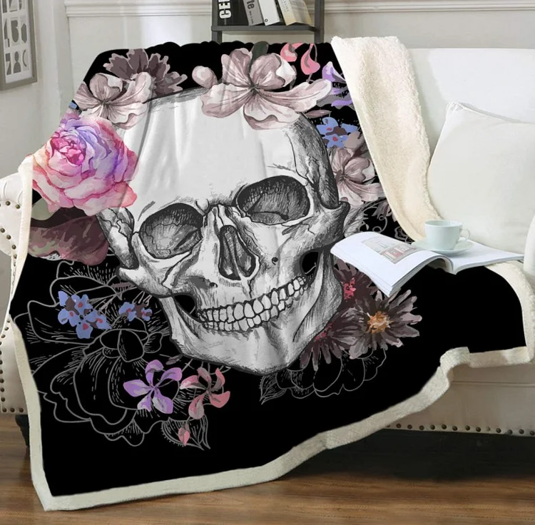 Skull - Flannel Blanket