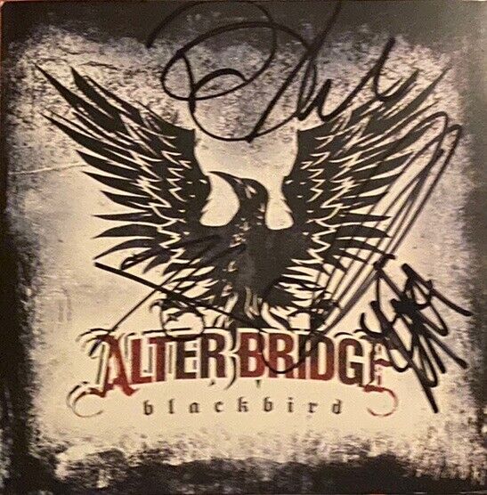 Alter Bridge - Blackbird Signed Autographed Cd