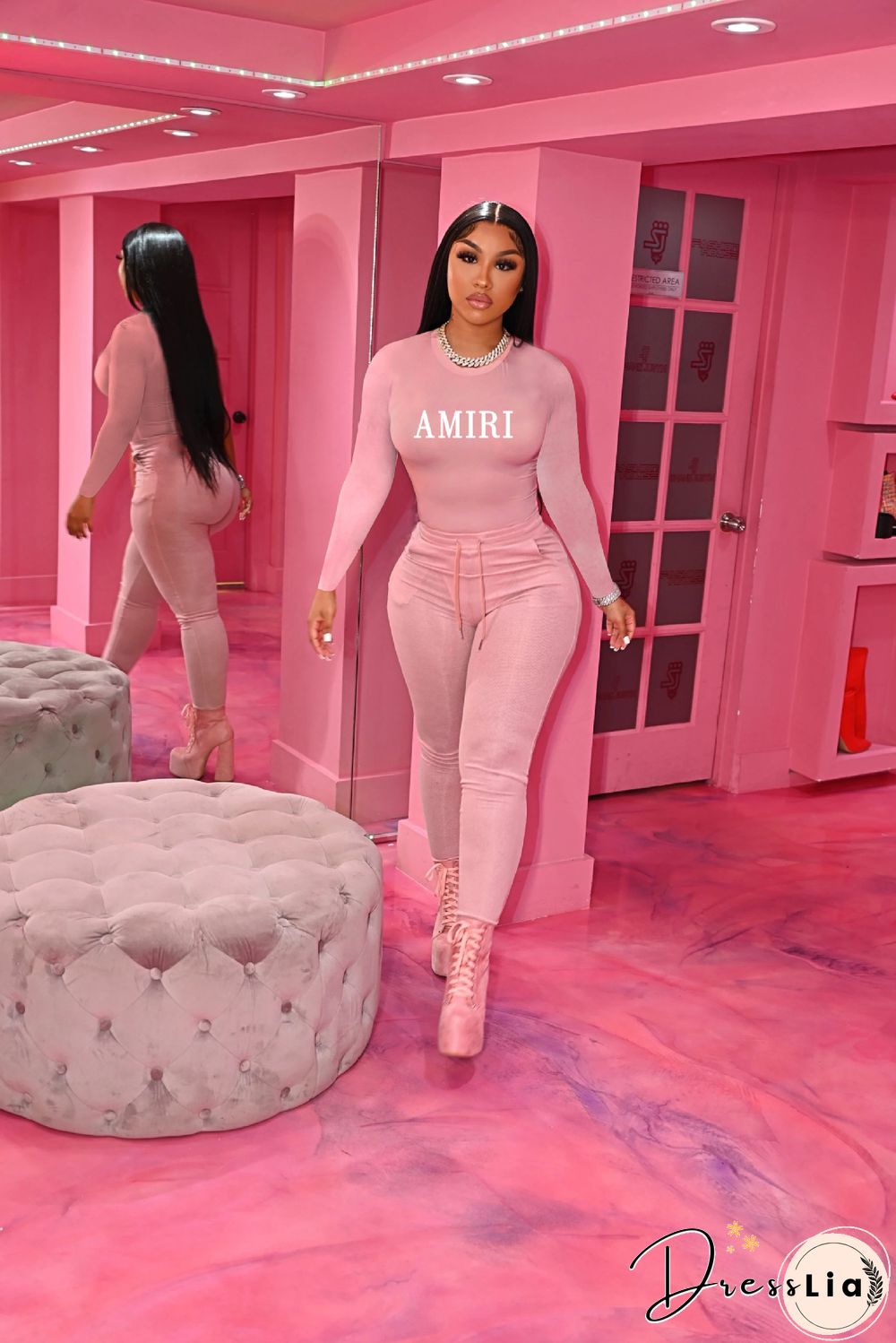 XS Long Sleeve Slim T Shirt Tops Skinny Pants Outfits