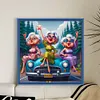 Old Lady-11CT Stamped Cross Stitch 40*40cm/15.75*15.75in