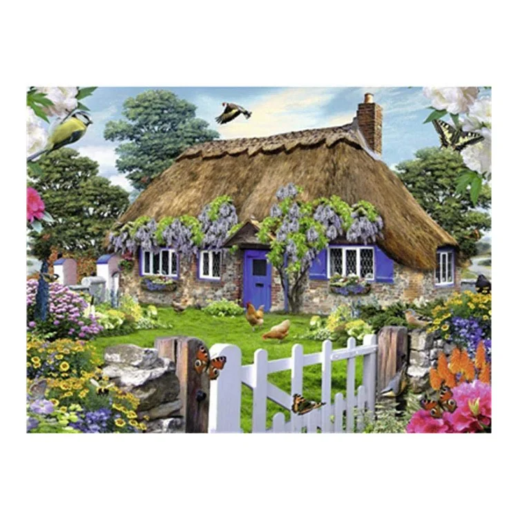 Landscape - 11CT 3 Strands Threads Printed Cross Stitch Kit - 60x45cm(Canvas)