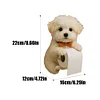 Wall Mount Toilet Paper Roll Holder Dog Shape Paper Stand for Kitchen Bathroom