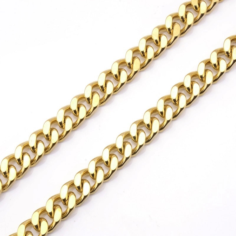 Jewelry Vacation Classic Style Geometric 667 Stainless Steel Necklace