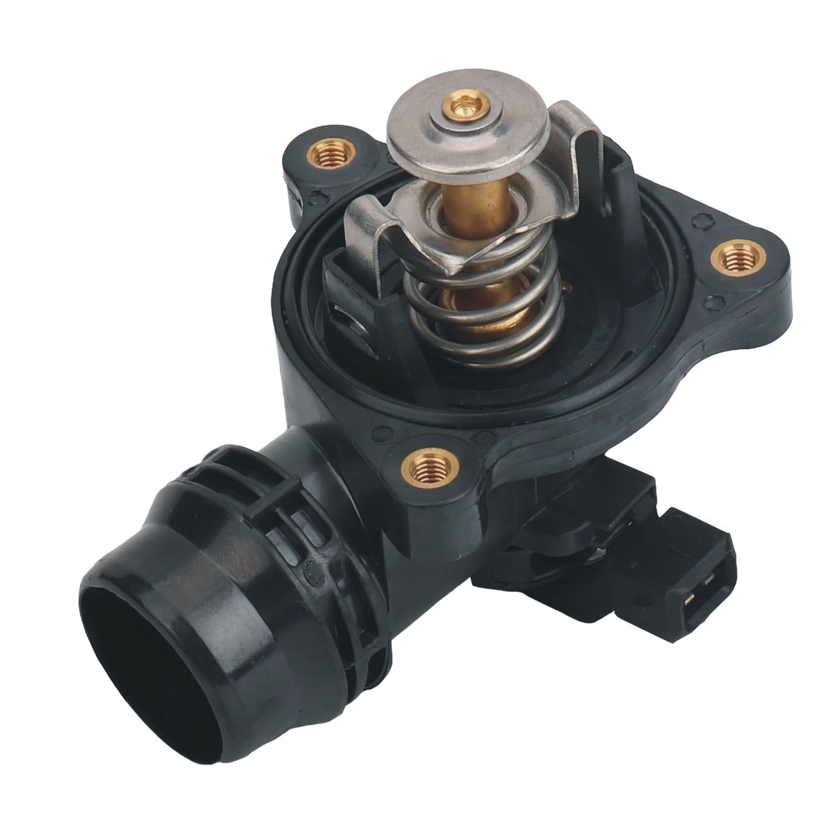 11537510959 Engine Coolant Thermostat Housing Assembly for BMW X3 X1 Z4 120i 316i 318i 320i E46 E81 E87 E82 E88 E90 E91