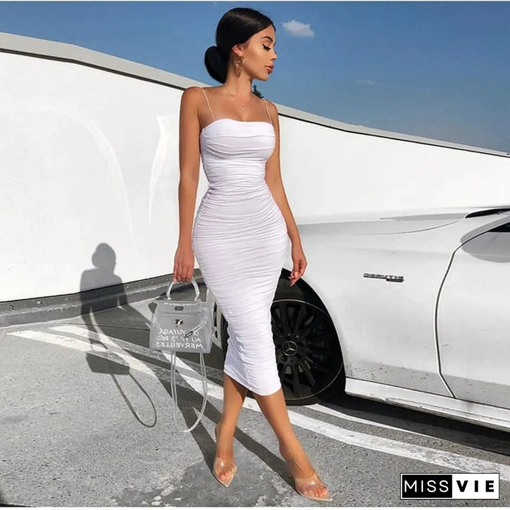 Women Bodycon Dress Female Lantern Sleeve Y2K Corset Chiffon Beach Vacation Outfit Sexy
