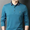 Elk embroidered cotton knit polo shirt [4 colors]