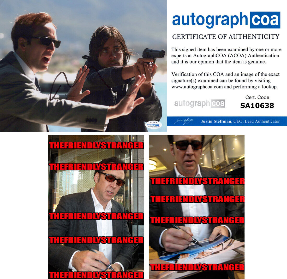 NICOLAS CAGE signed Autographed LORD OF WAR