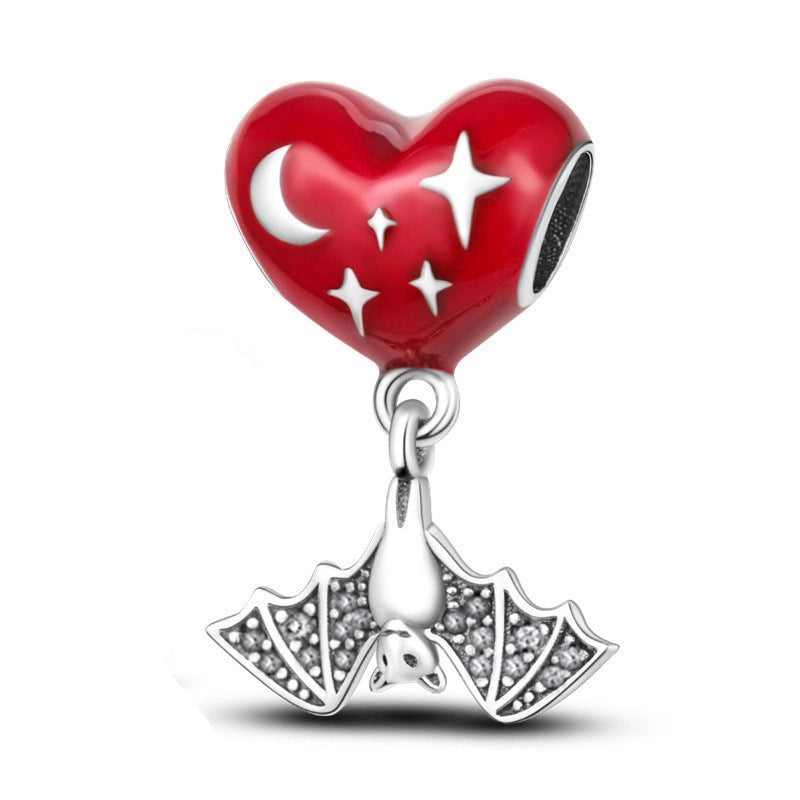 20 Pieces Zinc Alloy Starfish Paw Print Heart Shape Pendant Jewelry Accessories