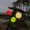 12 inch LED Round Solar Lantern Pendant Waterproof for Decoration