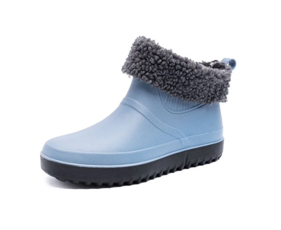 Men Non-slip Waterproof Rain Boots Short Tube Footwear Kitchen Work Fishing Car Wash Rubber Shoes Novelty Fashion