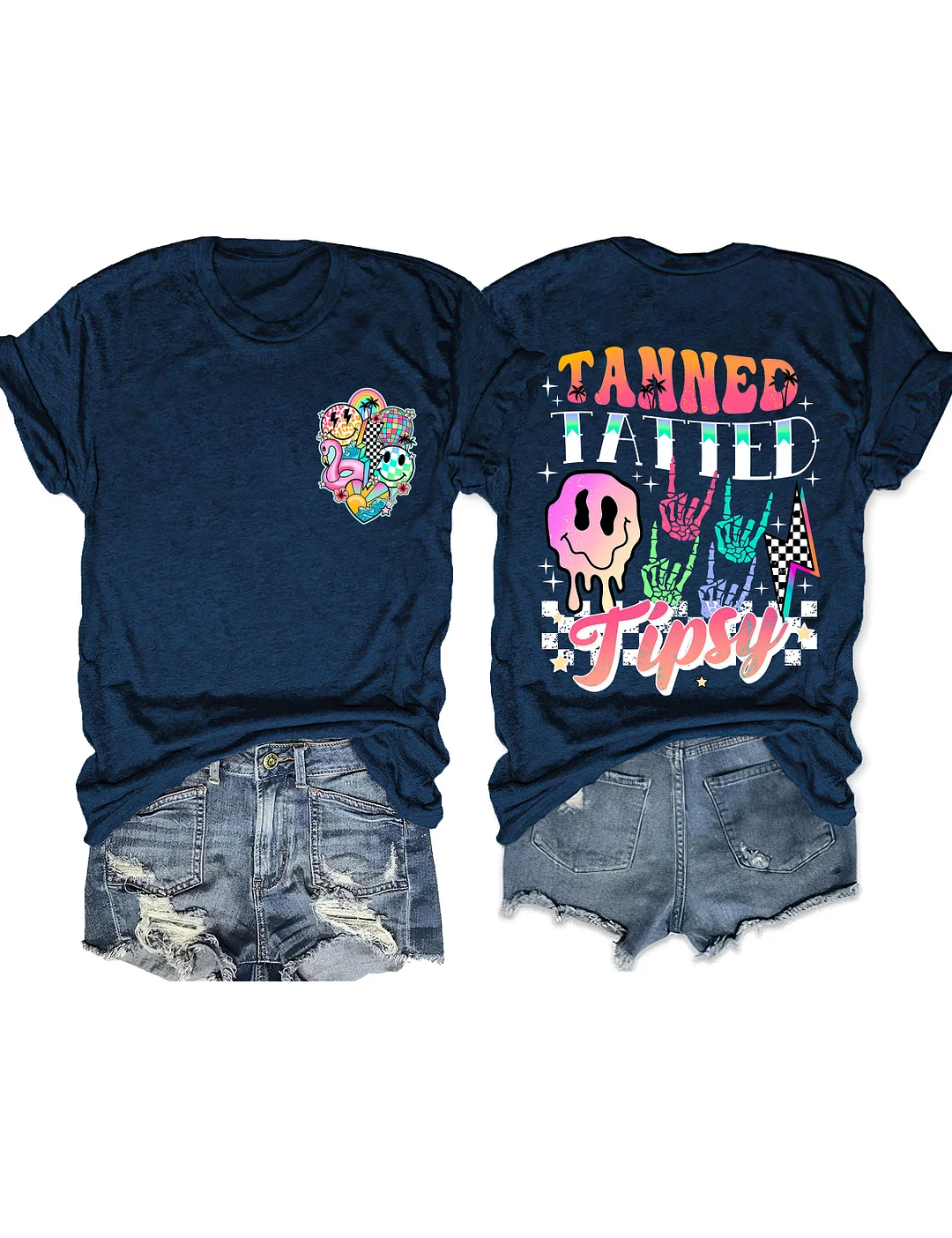 Summer Tanned Tatted And Tipsy T-shirt