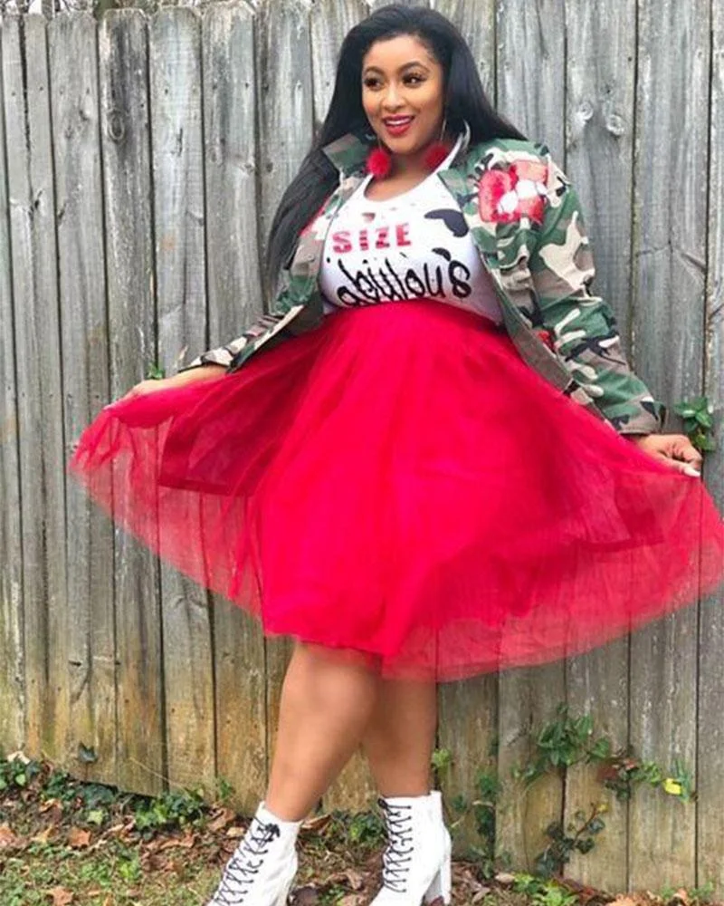 Red Tutu Skirt（S-5XL）