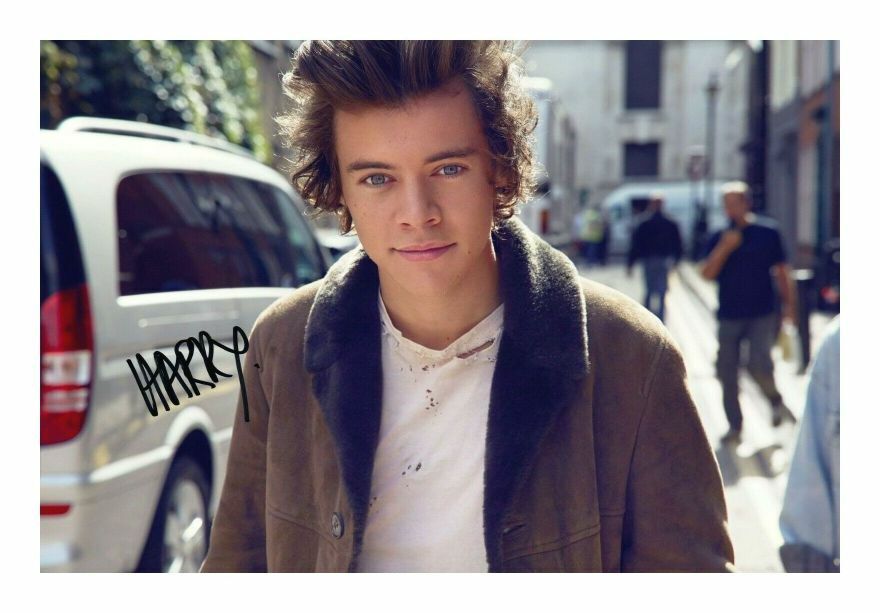 HARRY STYLES AUTOGRAPH SIGNED PP Photo Poster painting POSTER