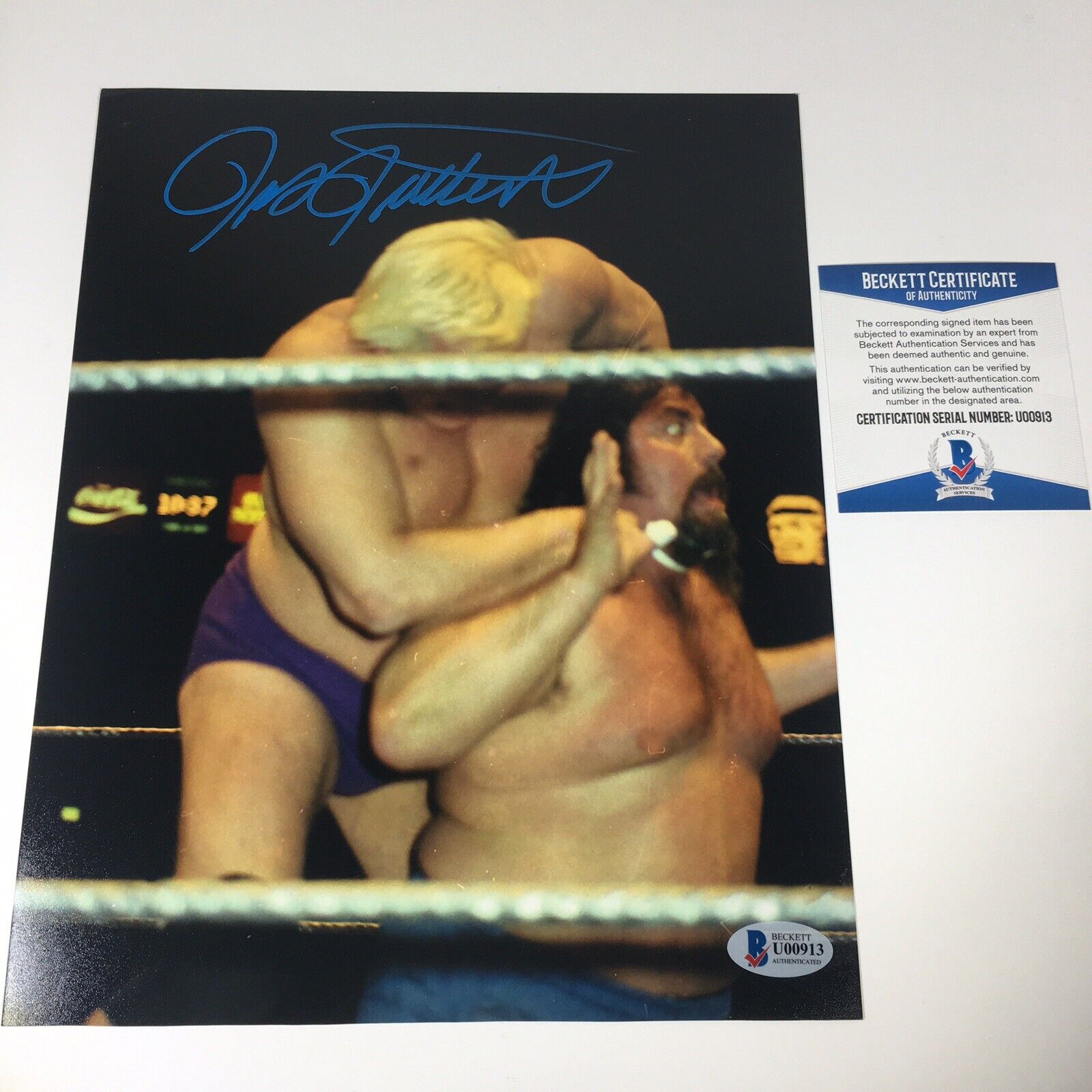 Pat Patterson Signed Wrestling Photo Poster painting 8x10 BECKETT BAS WWF WWE AWA ( Proof)