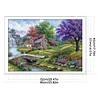 Kasuga Hut-11CT Stamped Cross Stitch 60*45cm/23.62*17.72in(Big Size) tapestrymarket
