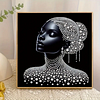 Black Pearl-Crystal Rhinestone Diamond Painting