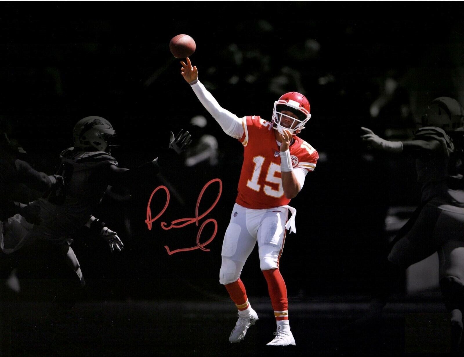 Patrick Mahomes Autographed Signed 8x10 Photo Poster painting ( Chiefs ) REPRINT