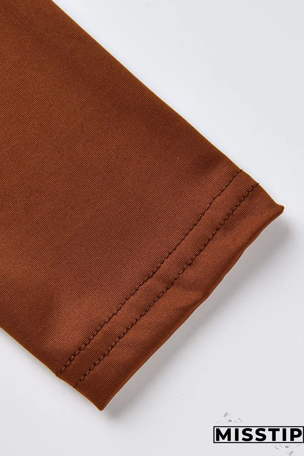 Green Casual Print Patchwork Asymmetrical O Neck Long Sleeve Two Pieces