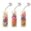 3Pcs DIY Flowers Special Shape Diamond Painting Bookmark