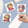 6Pcs dessert-bricolage carte de voeux