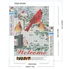 Diamond Painting-DIY Full Round Drill Christmas Cardinal