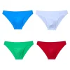 Men's Solid Color Ice Silk Briefs