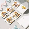 6PCS diy Diamant Kunst Gru&szlig;karten Gl&uuml;ckwunschkarten & Geschenke (M&auml;dchen)