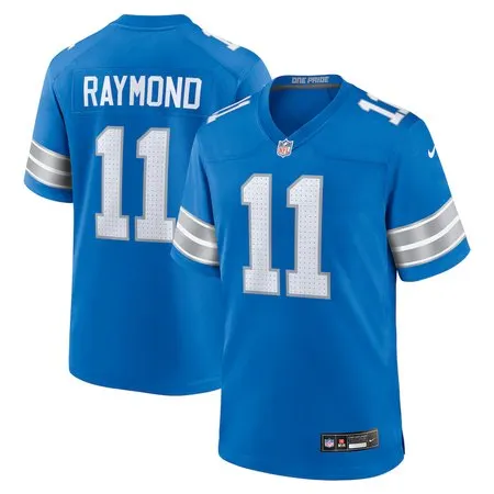 Youth Detroit Lions #11 Kalif Raymond  Blue Team Game Jersey
