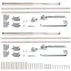 [US Local Warehouse] 2 Set Pocket Door Frame Kits with 220LBS Two-Way Soft-Close Mechanism Hidden Door Kit Sliding Hardware Smoothly and Quietly Easy to Install (24-36x80in)