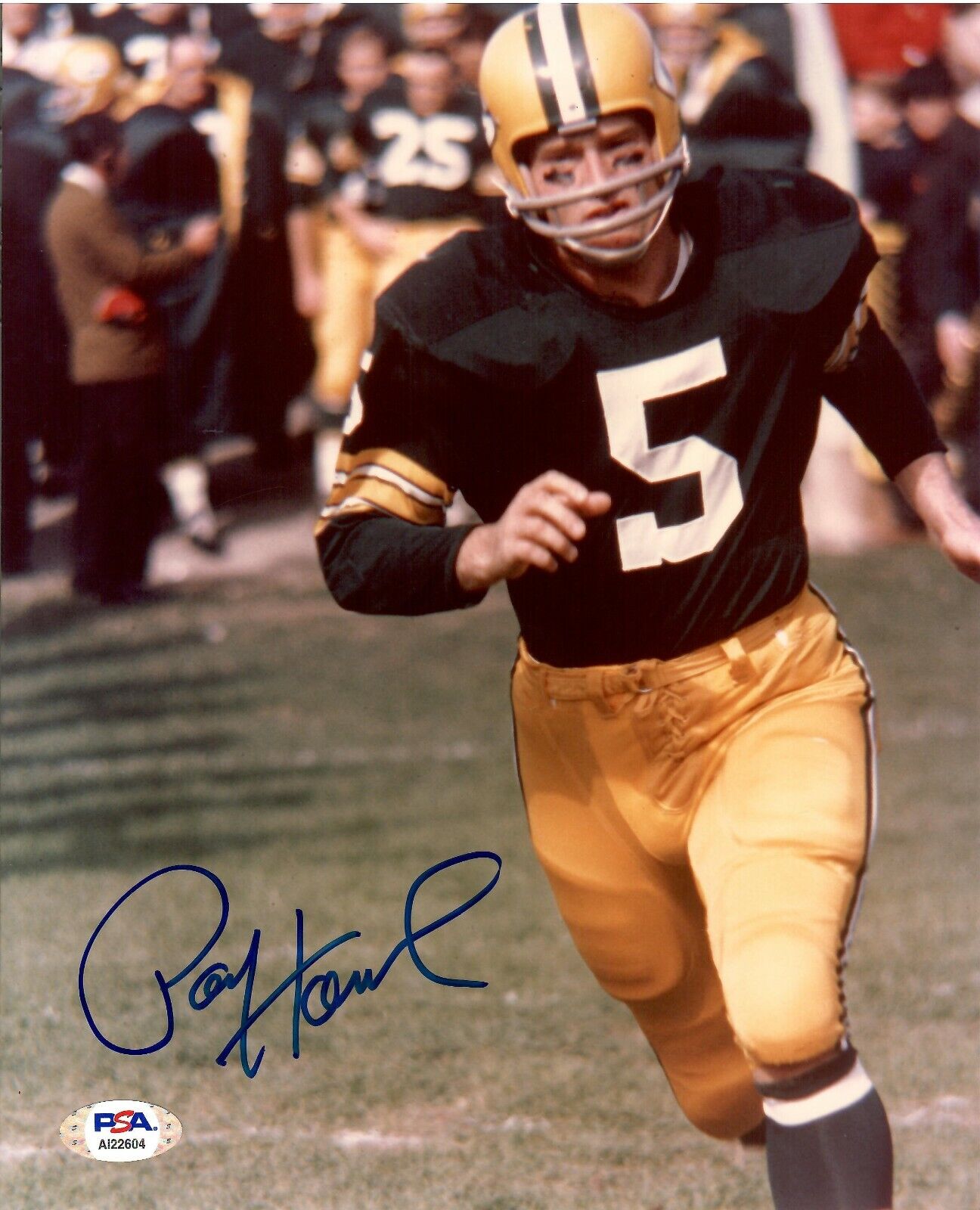 Paul Hornung autographed signed 8x10 Photo Poster painting NFL Green Bay Packers PSA COA