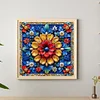 Diamond Painting -DIY Full Round Drill Stained Glass Flower(40*40 CM)