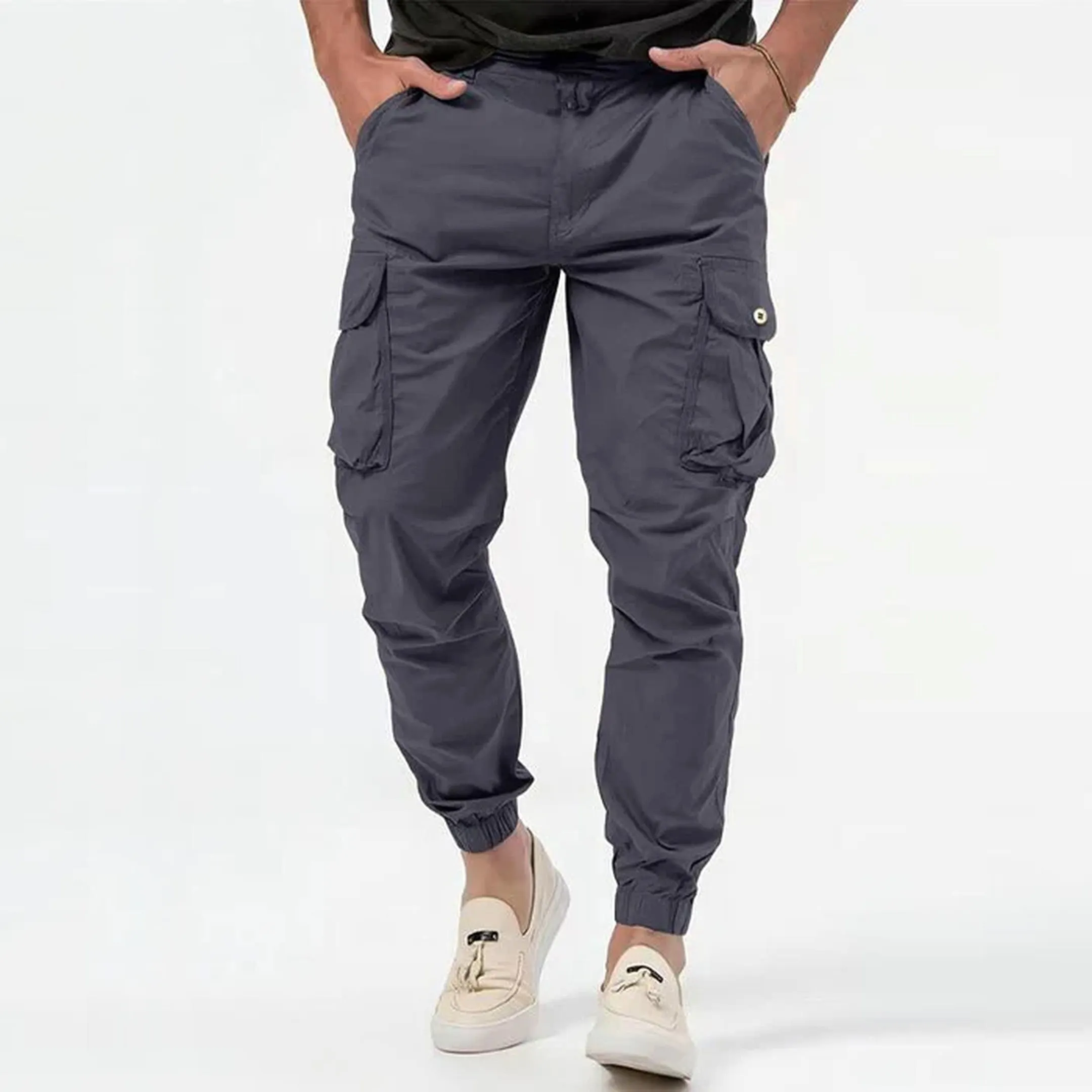 Men's Stretch Cargo Joggers &ndash; Tapered 4-Way Flex Trousers