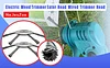 Steel Wire Grass Trimmer Head Cutting Head Weeding Wheel for Home Garden Parking