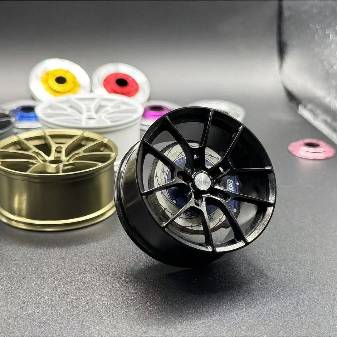 Car-mounted forged aluminum alloy wheel-shaped air freshener (car logo can be customized)